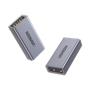Adaptador USB-A Hembra a USB-A Hembra / USB 3.0 / Velocidades de Transferencia de Datos de Hasta 5 Gbps / Carcasa de Aluminio / Compacto y Portátil / Plug & Play / Compatible con Versiones Anteriores de USB