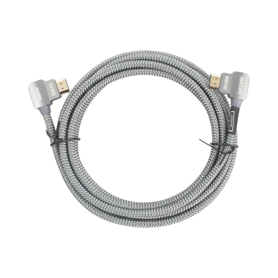 Cable HDMI Ángulo 90° | 3 Metros (9.84 Pies) | Alta Definición | Versión 2.0 | Alta Velocidad 18Gbps | 4K@60Hz |