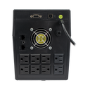 UPS 1500VA/900 W Pantalla LCD / Línea Interactiva 120Vca / 8 tomas 5-15R (6 Respaldadas) / Regulación de Voltaje / Protección RJ45