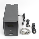 UPS 1500VA/900 W Pantalla LCD / Línea Interactiva 120Vca / 8 tomas 5-15R (6 Respaldadas) / Regulación de Voltaje / Protección RJ45
