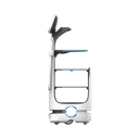 Robot de Servicio Dinerbot T10 / Entregas y Publicidad Multimodal / Autonomía 8 Horas / Carga 40 kg (88 lbs) / Pantalla Táctil 11.6" / Evasión Obstáculos 300° / Velocidad 1 m/s (3.28 ft/s)