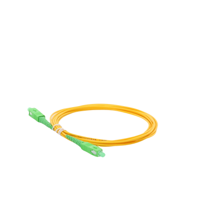 Jumper de Fibra Óptica Monomodo SC/APC-SC/APC Simplex de 3 Metros (9.84 Pies), 2mm