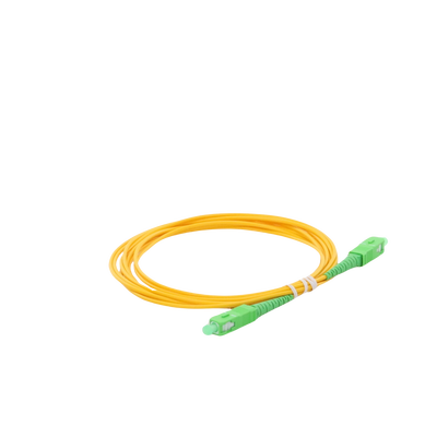 Jumper de Fibra Óptica Monomodo SC/APC-SC/APC Simplex de 3 Metros (9.84 Pies), 2mm