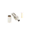 Conector SMA Hembra de Anillo Plegable para Cable RG-58/U, Niquel/ Oro / Teflón.