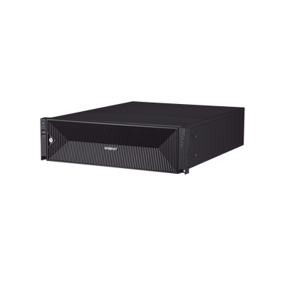 NVR de 64 canales /  Hasta 32 MP / H.265 & Wisestream / Procesamiento 400 Mbps / 3 Puertos de Red / Raid 5-6 / 16 bahias para disco duro (no incluidos)