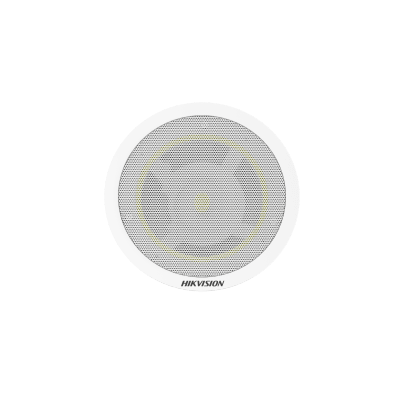 Bocina (Altavoz IP) Con Bluetooth | Montaje en Plafón | 3 Watts | PoE+ | Entrada de alarma | Soporta Bocinas secundarias |  Voceo en tiempo real | Calendarización de audios | Síntesis de Voz (TTS)