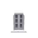 Gabinete de Seguridad de Lámina Galvanizada  para Almacenamiento de Baterías (Hasta 6 baterías PL110D12).