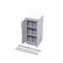 Gabinete de Seguridad de Lámina Galvanizada  para Almacenamiento de Baterías (Hasta 6 baterías PL110D12).