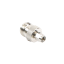 Adaptador en Linea de Conector SMA Macho a N Hembra, Niquel/ Oro/ Teflón.