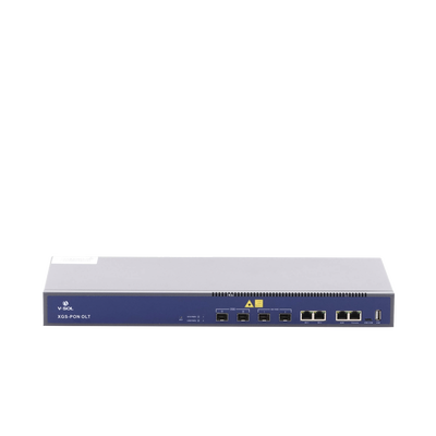 OLT Dual de 2 Puertos XGSPON/GPON / 4 Puertos Uplink (2 Puerto Gigabit RJ45 + 2 Puertos SFP/SFP+) / Hasta 512 ONUs