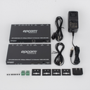 Kit Extensor HDMI | 4K2K@60HZ | HDR 4:4:4 | HDBaseT | 100M | Salida de Audio | HDCP 2.2 | IR Bidireccional | Admite la función USB KVM