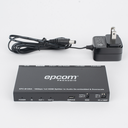 Splitter HDMI 1x2 | 4K@60Hz | Extractor de Audio | Down Scaler | HDR  4:4:4 | EDID | 18Gbps