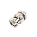 Adaptador en Línea de Conector SMA Hembra a BNC Macho, Níquel/ Oro/ Teflón.