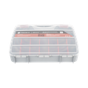 Caja Organizadora con 21 Divisiones Fabricada en Plástico de Alta Resistencia de 38x31x7 cm.