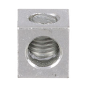 Conector Mecánico de Aluminio, de Un Orificio 1/4" y Un Barril, para Cable de 14 a 2 AWG. 1 Pieza