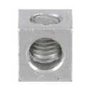 Conector Mecánico de Aluminio, de Un Orificio 1/4" y Un Barril, para Cable de 14 a 2 AWG. 1 Pieza