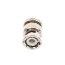 Adaptador en Línea de Conector SMA Hembra a BNC Macho, Níquel/ Oro/ Teflón.