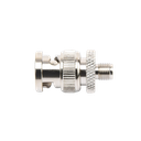 Adaptador en Línea de Conector SMA Hembra a BNC Macho, Níquel/ Oro/ Teflón.