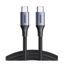 Cable USB-C a USB-C | 2 Metros | Potencia de Carga 240W | 48V/5A | PD3.1 /3.0 | 480 Mbps | Chip E-Market | Carcasa de Aluminio | Nylon Trenzado.