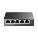 Switch Escritorio No Administrable de 5 puertos 100/100/1000 Mbps / Con 4 puertos PoE 802.3af/at de hasta 40 W