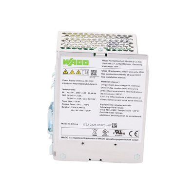 Fuente de Alimentación Conmutada / Sincronización Primaria ECO / 24V DC 5A 120W / Monofásico 100-240V AC / Montaje Carril DIN / IP20 / CAGE CLAMP®