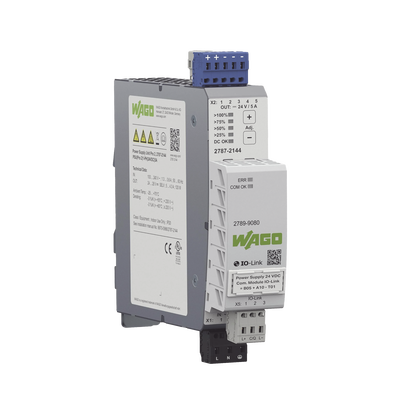Fuente de Alimentación Industrial / Pro 2 / Monofásica / 24V DC 5A / TopBoost + PowerBoost / Comunicación Configurable / IP20 / Carril DIN