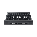 Organizador de Cables Horizontal CableTek, Doble (Frontal y Posterior), Para Rack de 19in, 2 UR