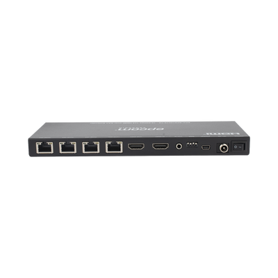 Splitter HDMI 1x4 | Extensor HDMI | 4K@30Hz 40m | 1080p@60Hz 70m | Función PoC |  4:4:4