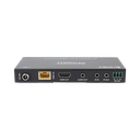 Splitter mas Extensor de Video | 1x8 | ProAV | HDBaseT™ | 120m en 4K@60Hz | 150m en 1080p@60Hz | Cat6/6a/7 | Gestión Avanzada EDID | Control IR y RS232 | PoC | Salida de Audio