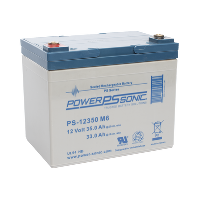 Batería 12V, 35AH, Para Respaldo, Tecnologías AGM/VRLA, 5 Años Vida Útil, Terminales M6, Reconocida UL