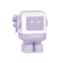 Cargador RobotGaN de 65W Serie UNO | 3 Puertos de Carga Rápida | 2 USB-C | 1 USB-A | PD 3.0 | QC 4.0 | Carga Inteligente | Tecnología GaN II | Zapato Magnético Extraíble | Carcasa Ignífuga | Pantalla LED