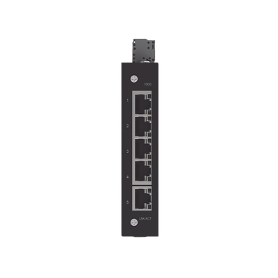 Switch Industrial ECO-Switch / 5 Puertos Gigabit 1000Base-T / Montaje Carril DIN / IP30 / -40°C a +70°C / Alimentación 12-48 VDC