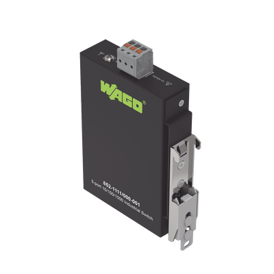 Switch Industrial ECO-Switch / 5 Puertos Gigabit 1000Base-T / Montaje Carril DIN / IP30 / -40°C a +70°C / Alimentación 12-48 VDC