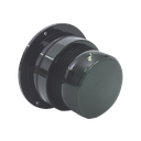 Burbuja Brillante de Larga Vida Útil, con 8 LEDs Color Verde, Domo Verde, 110 Vca