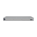 UniFi Switch Pro Max 24 POE, 24 puertos (8 puertos POE++ 2.5 GbE y 16 puertos GbE POE+), 2 puertos SFP+ 10G, 400W, pantalla táctil