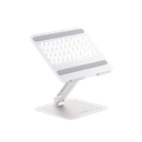 Soporte de Aluminio para Laptop | Ajustable 180° | Soporta Laptops de 10 a 17.3''| Capacidad de Carga 5Kg | Excelente Estabilidad | Diseño Para Alta Disipación de Calor | Altura y Angulo Ajustable | Plegable y Portátil.