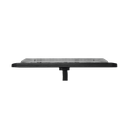 Luz Auxiliar de 12 LED, Rojo/Claro, SAE, Bisel Negro, Lente Transparente