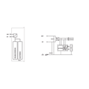 Coupler Fieldbus EtherCAT / 100 Mbit/s / Hasta 64 Módulos I/O / Proceso de Imagen 1024 Bytes / 24 VDC / IP20 / Certificaciones ATEX IECEx / Montaje Riel DIN