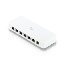 USW Ultra Switch de 8 Puertos GbE (7 Puertos PoE+ y 1 Puerto Entrada PoE++) con Opciones de Montaje Versátiles