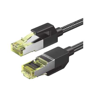 Cable Ethernet Cat7 CLASS F/FTP Redondo con Malla de Nylon 5 Metros (16.40 Pies)