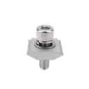 Conector N con tornillo para fijación en riel 5 y 8