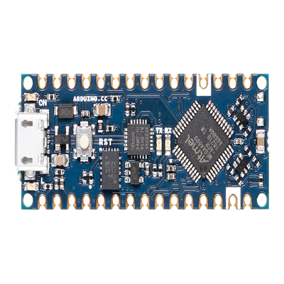 Placa de Desarrollo Arduino® Nano Every / Microcontrolador ATmega4809 AVR 20 MHz / USB-Serial Bridge ATSAMD11D14A / 48 KB Flash / 6 KB SRAM / Compatible 5V / Montaje DIP o SMT