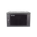 Gabinete para Montaje en Pared - Piso / Puerta de Cristal Templado / Cuerpo Fijo / 6 Unidades de Rack / 19" / Fabricado en Acero