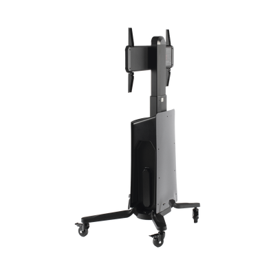 MONTAJE  DE PISO MOVIL PARA PANTALLAS 55-80IN  AJUSTABLE MOTORIZADO