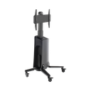 MONTAJE  DE PISO MOVIL PARA PANTALLAS 55-80IN  AJUSTABLE MOTORIZADO