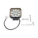 Luz de trabajo bluetooth, 9 LED, 1500 Lumenes, 12-24 Vcd
