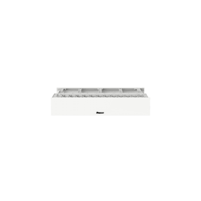 Organizador de Cables Horizontal NetManager de Alta Densidad, Doble (Frontal y Posterior), Para Rack de 19in, 2UR, Color Blanco