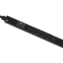 PDU Monitoreable (MI) para Distribución de Energía, Enchufe de Entrada NEMA L21-30P, Con 18 Salidas C13 y 6 C19, de Instalación Vertical, 208 Vca, 30 Amp