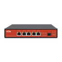 Controlador Solar de 15A con Switch PoE /  1 Puertos Gigabit PoE 802.3 bt / 2 Puertos PoE 802.3 af/at / 2 Puertos PoE Pasivo 24/48 Vcc / 1 Puerto SFP / No administrable