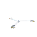 Brida para sujeción de retenida compatible con tramos STZ45, Galvanizado electrolítico.